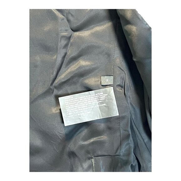 THEORY Fitted Blazer Wool Sleek Flannel 1 Button Jacket - Picture 8 of 9